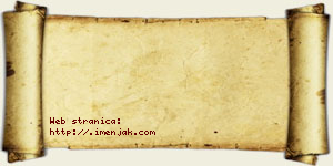 Mia Mitanović vizit kartica